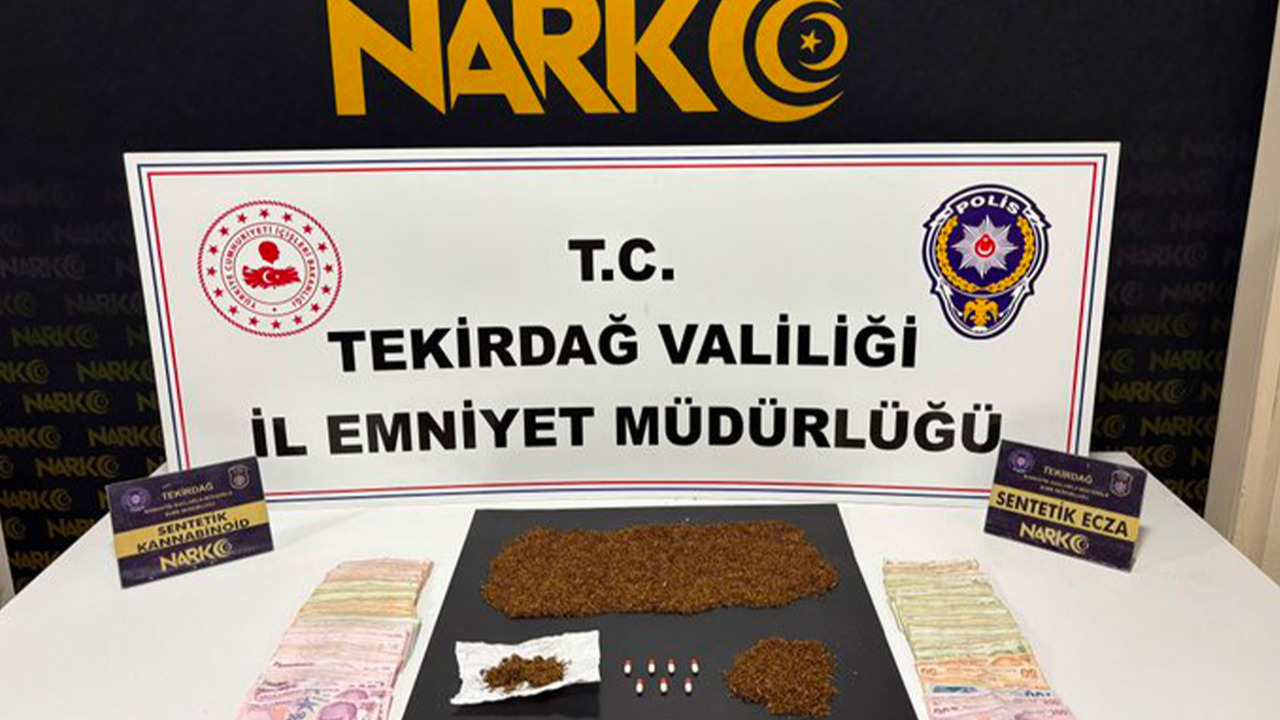Tekirdağ’da uyuşturucu operasyonlarında 121 şüpheli hakkında işlem yapıldı