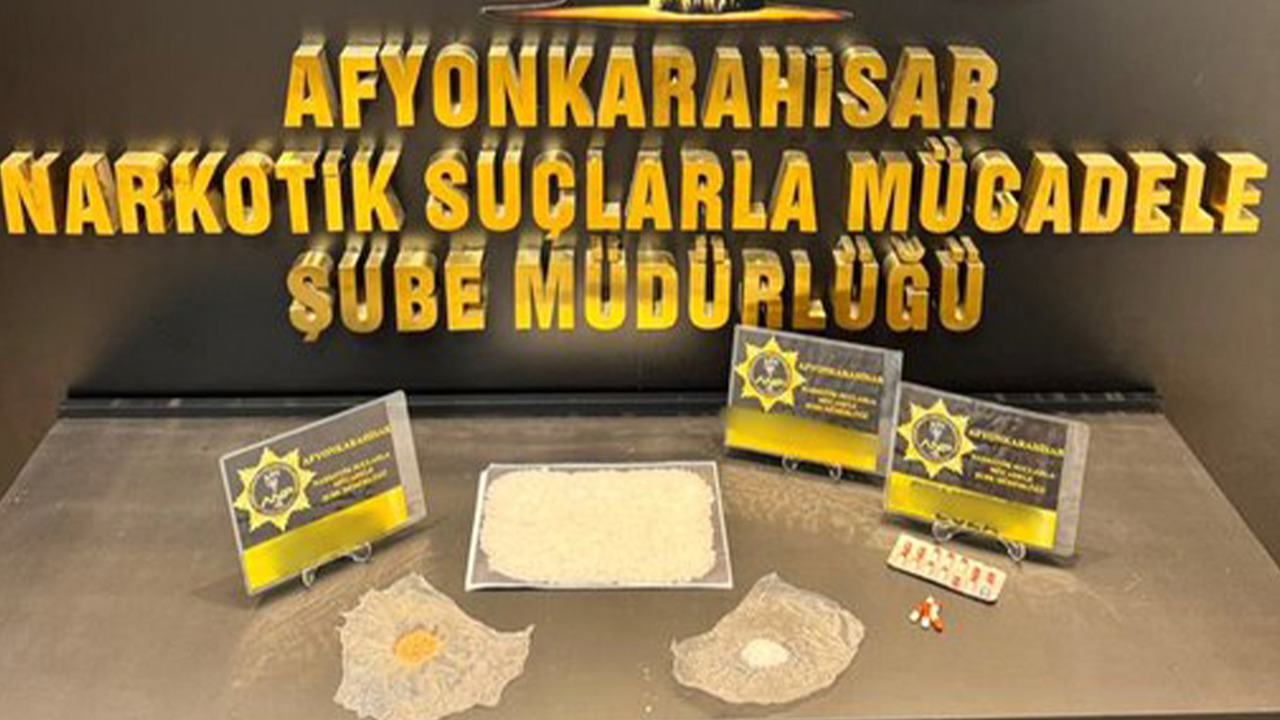 Afyonkarahisar’da uyuşturucu operasyonunda 2 şüpheli tutuklandı