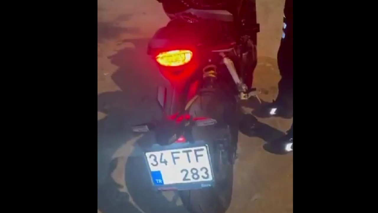 Elazığ'da mevzuata aykırı değişiklik yapılan motosikletin sürücüsüne 21 bin lira ceza