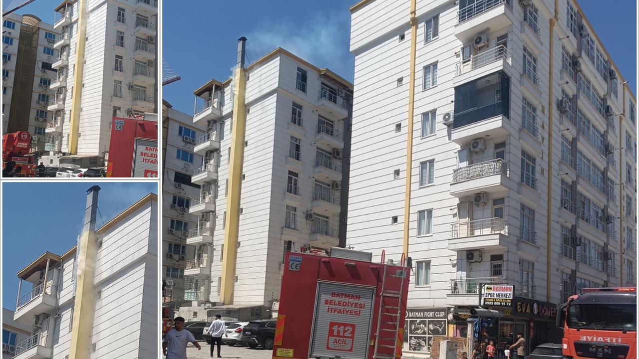 Batman'da baca yangını söndürüldü