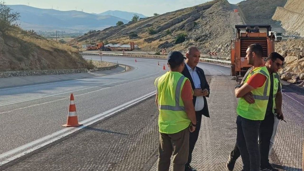 Kara yoluna boya döken iki firmaya 20,9 milyon lira ceza
