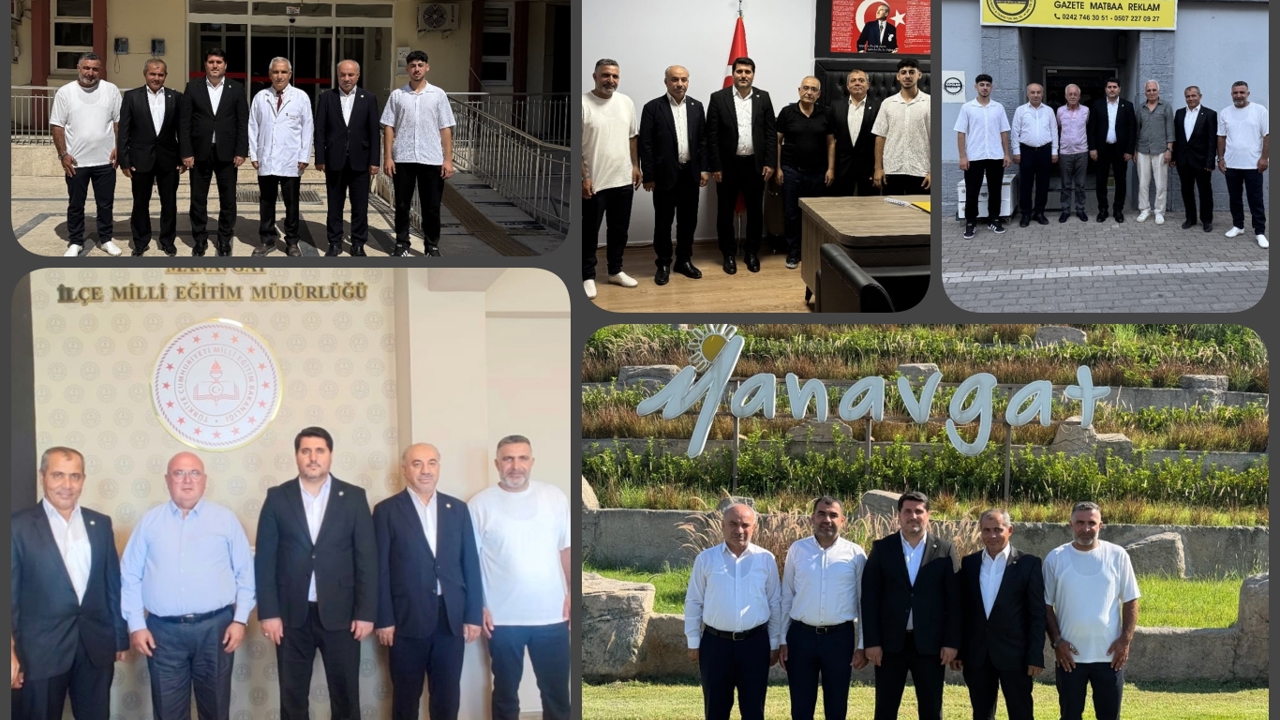 HÜDA PAR heyeti Manavgat'ta eğitimden sağlığa ilçenin sorunlarını dinledi