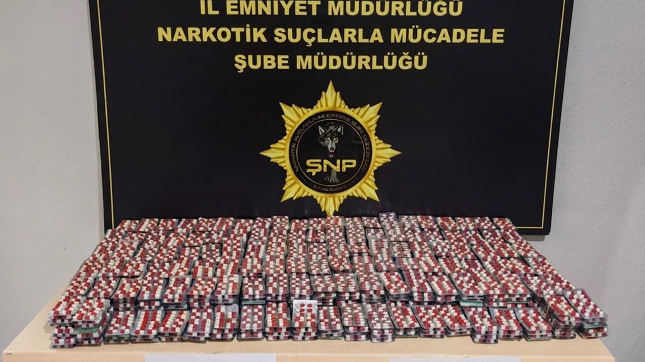 Şanlıurfa'da 13 bin 100 sentetik ecza hap ele geçirildi