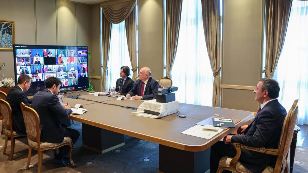 Yılmaz, Gönüllüler Koalisyonu Çevrim İçi Liderler Zirvesi'ne katıldı