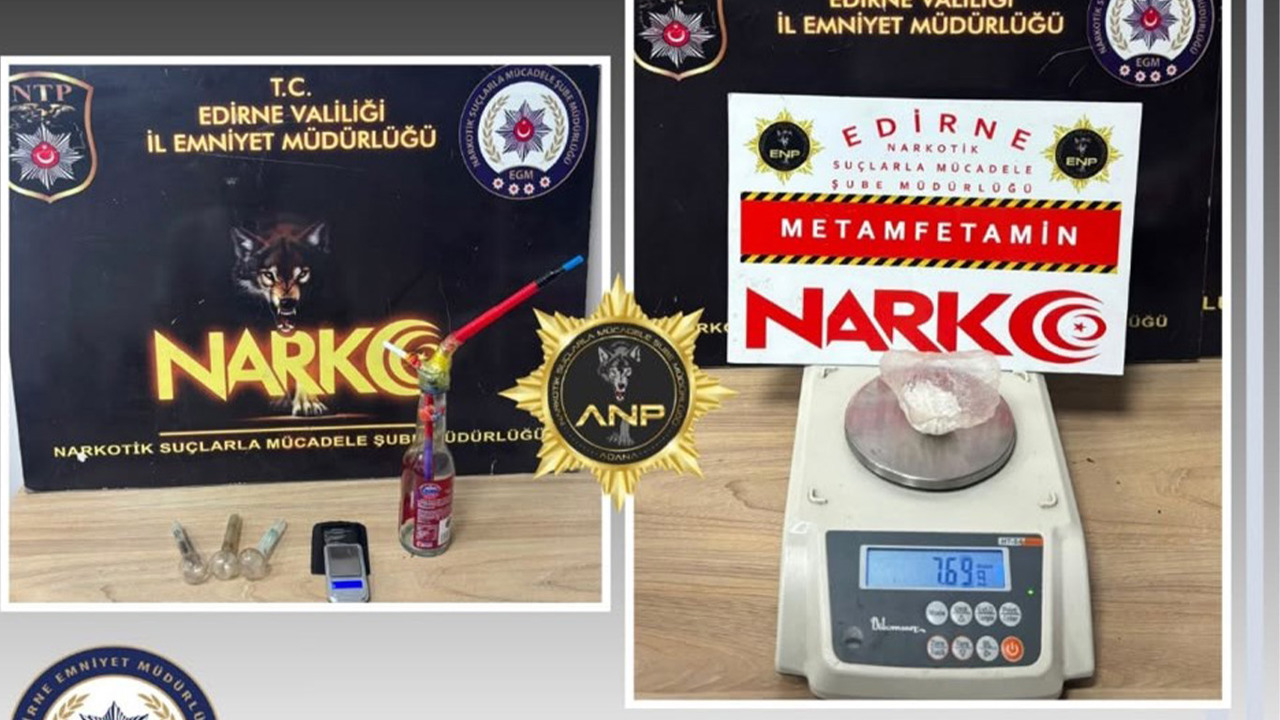 Edirne’de uyuşturucu operasyonunda bir şüpheli tutuklandı