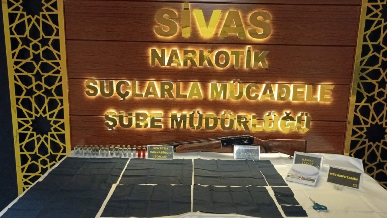 Sivas’ta uyuşturucu operasyonunda 3 şüpheli tutuklandı