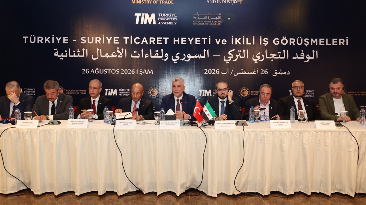 Türkiye ve Suriye arasında 10 milyar dolarlık ticaret hedefi