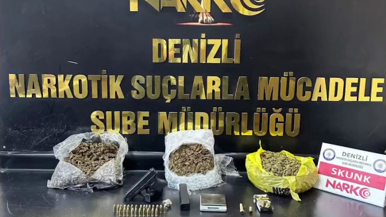 Denizli’de uyuşturucu operasyonu: 2 şüpheli tutuklandı