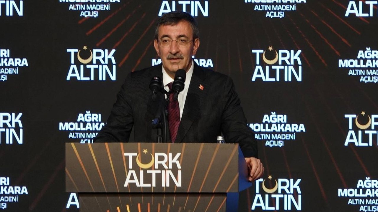 Cumhurbaşkanı Yardımcısı Yılmaz: Ağrı'daki altın madeninde ilk 5 yılda 17 ton altın üretilecek