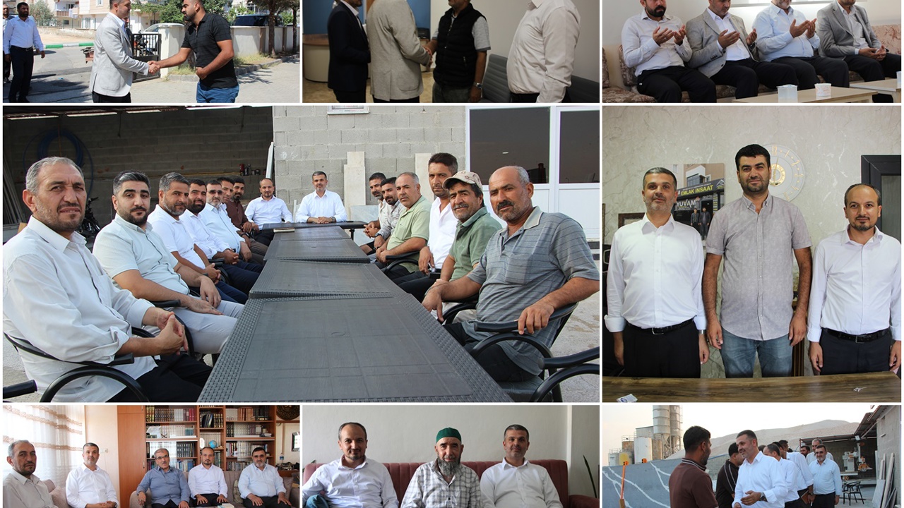 HÜDA PAR Gaziantep İl Başkanı Kaya Nizip'te temaslarda bulundu