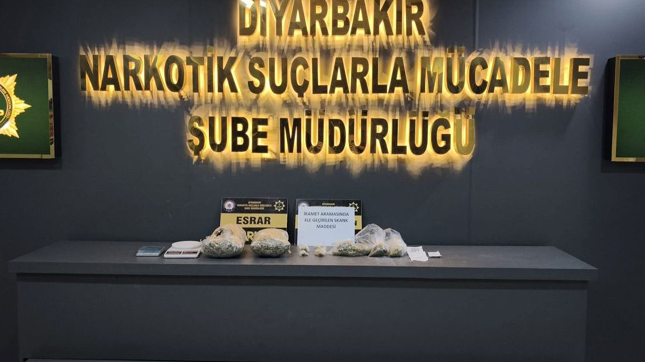 Diyarbakır'da uyuşturucu operasyonu: 3 tutuklama