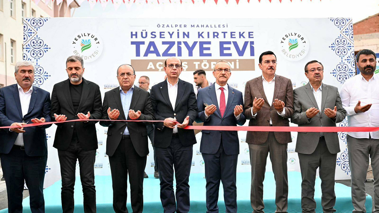 Yeşilyurt'ta Hüseyin Kırteke taziye evi hizmete girdi