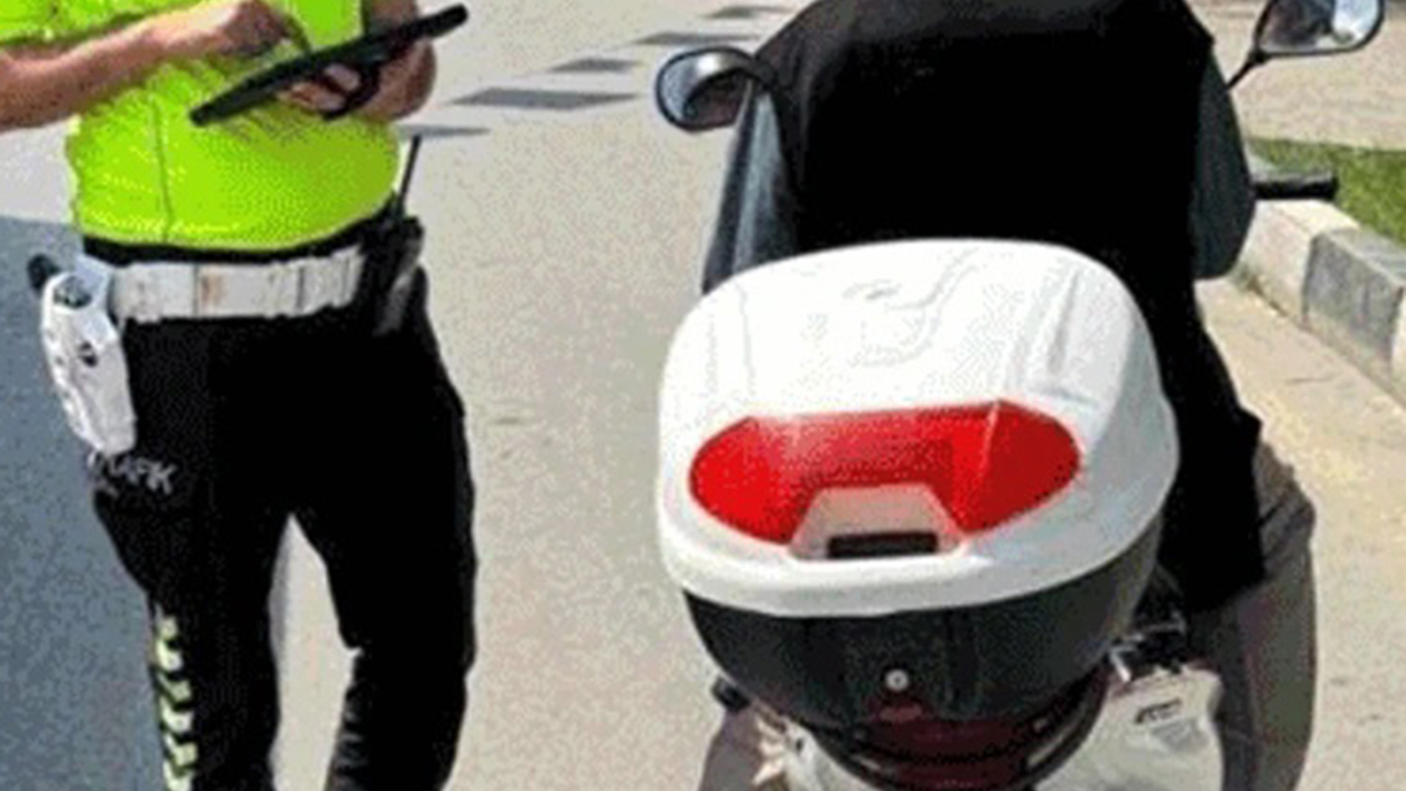 Polisten kaçan motosiklet sürücüsüne 242 bin 500 TL ceza