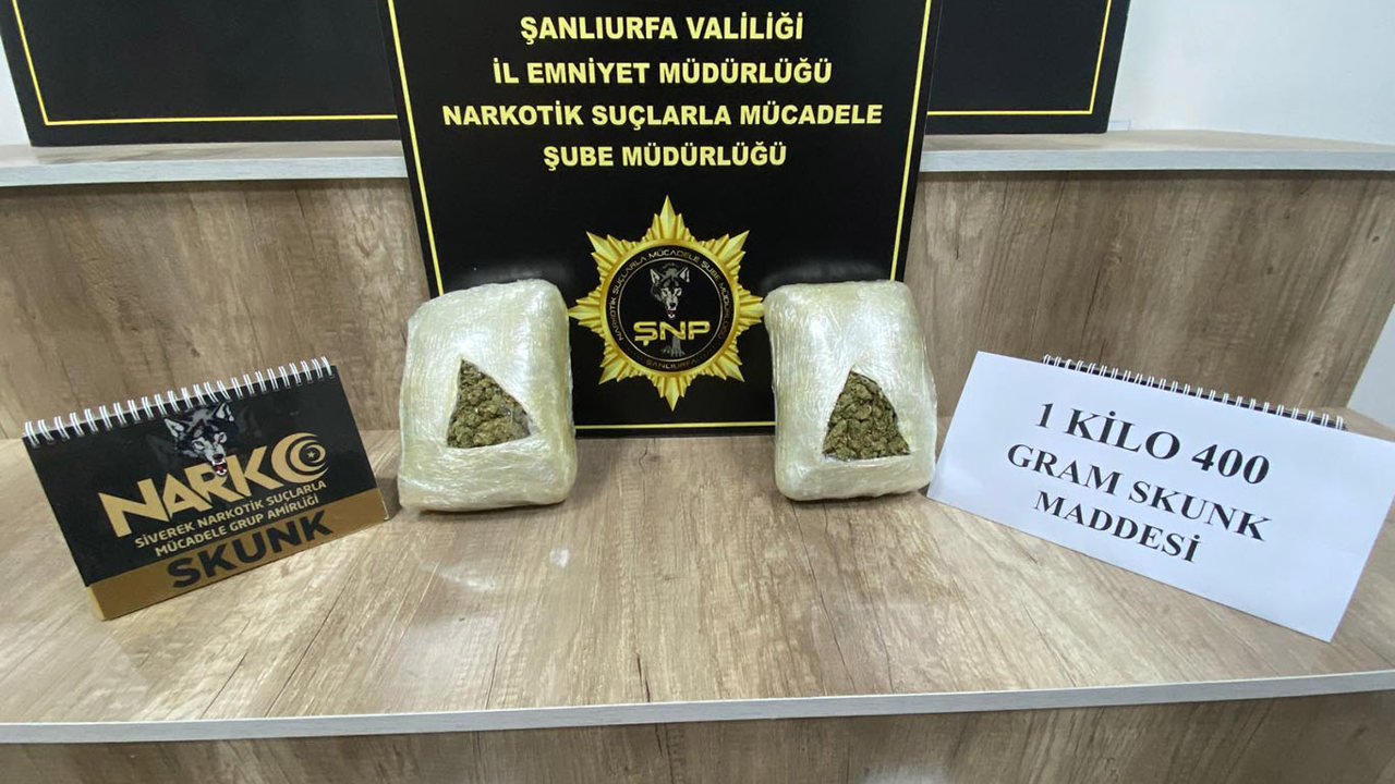 Şanlıurfa'da uyuşturucu operasyonu: 2 şüpheli tutuklandı