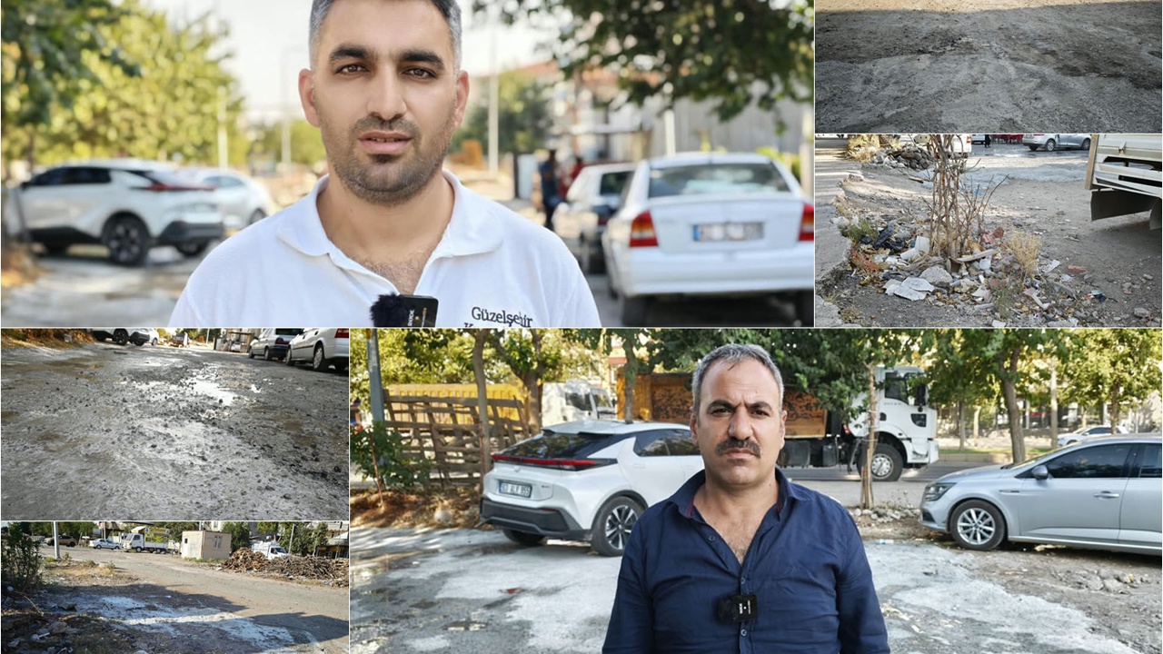 Onarılmayan yol, mahalle sakinleri ve esnafın tepkisine neden oldu
