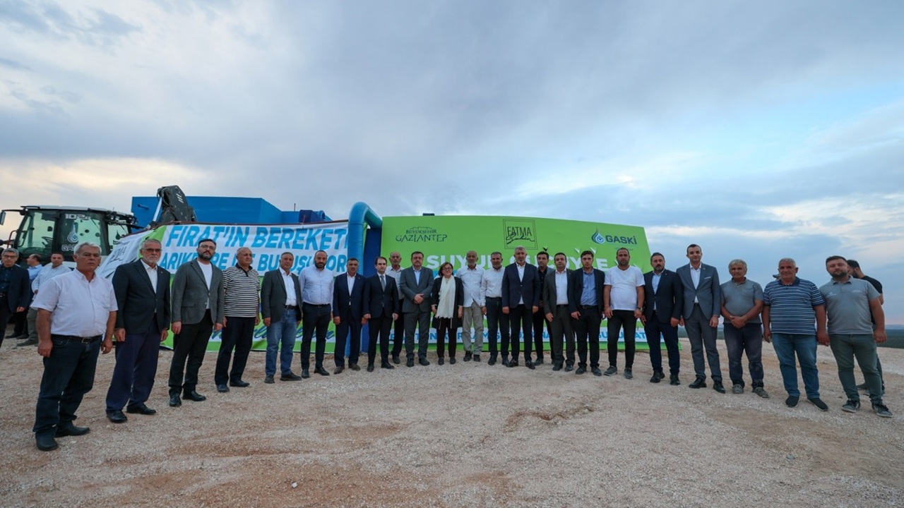 Gaziantep'te 5 bin kişiye hizmet verecek içme suyu projesi hizmete alındı