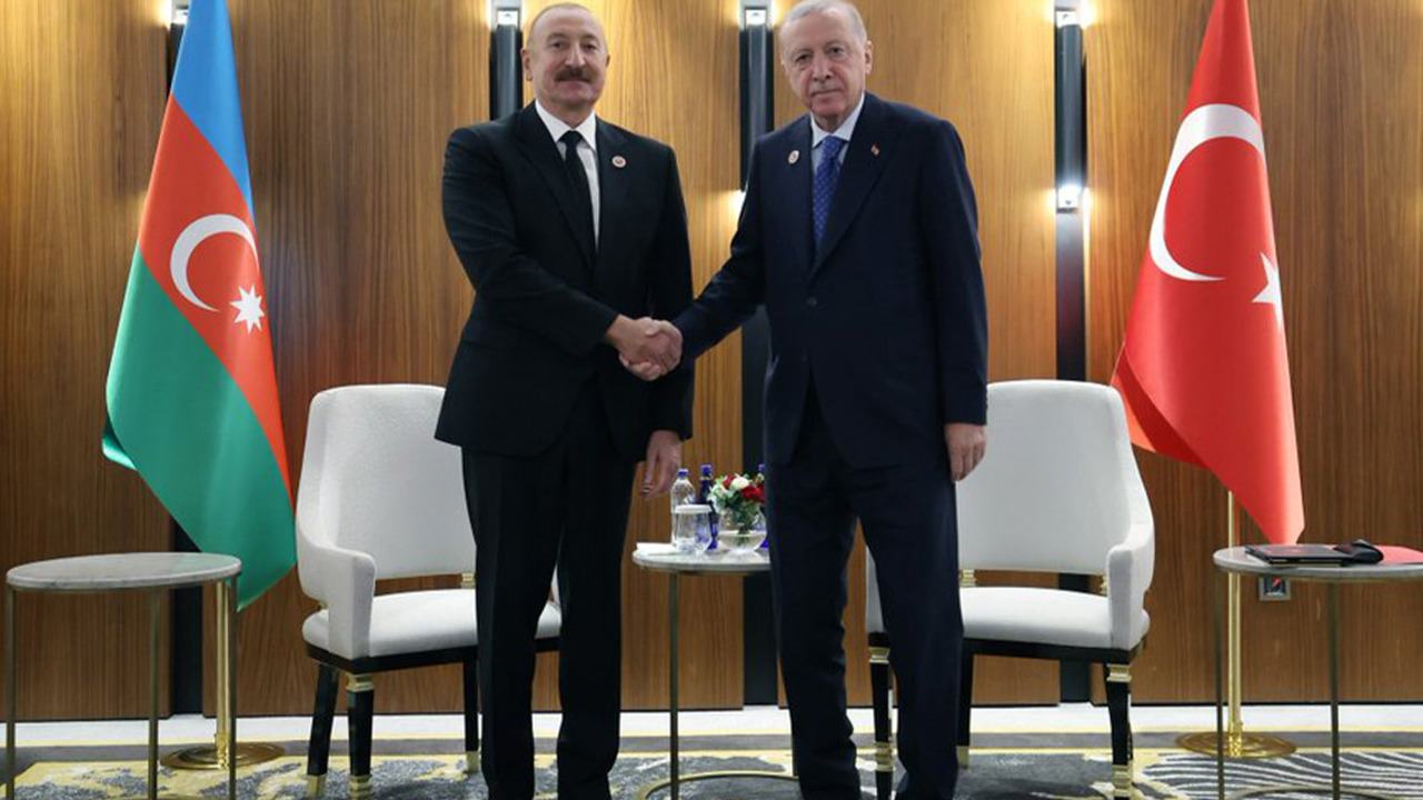 Cumhurbaşkanı Erdoğan Bişkek’te Azerbaycan Cumhurbaşkanı Aliyev ile görüştü