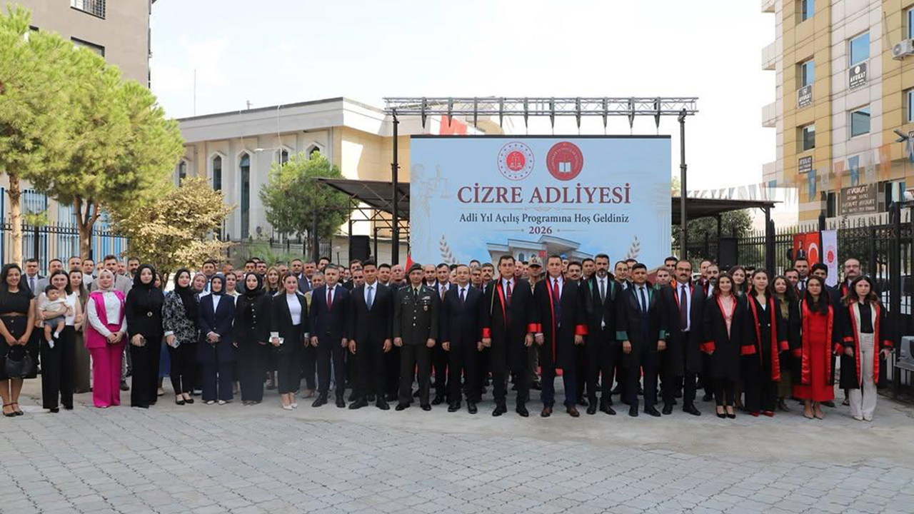 Cizre'de 2026-2027 adli yıl açılış töreni yapıldı