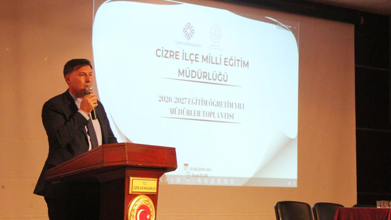 Cizre’de yeni eğitim yılı toplantısı yapıldı
