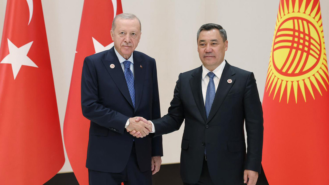 Cumhurbaşkanı Erdoğan, Kırgızistan Cumhurbaşkanı Caparov ile görüştü