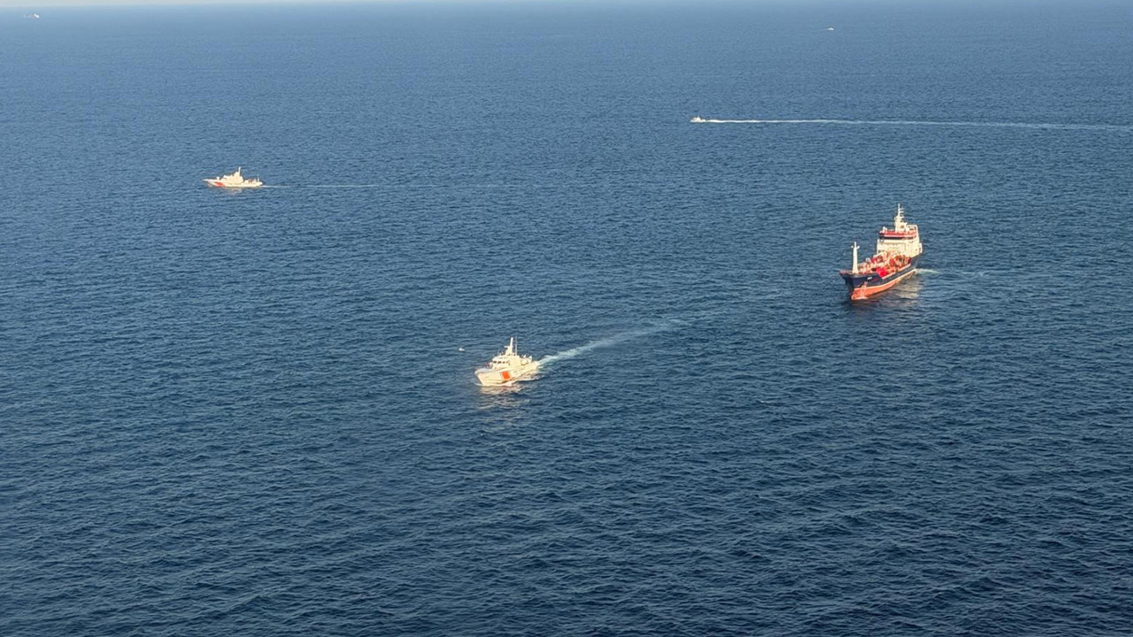 Marmara Denizi’nde batan gemiyi arama çalışmaları sürüyor