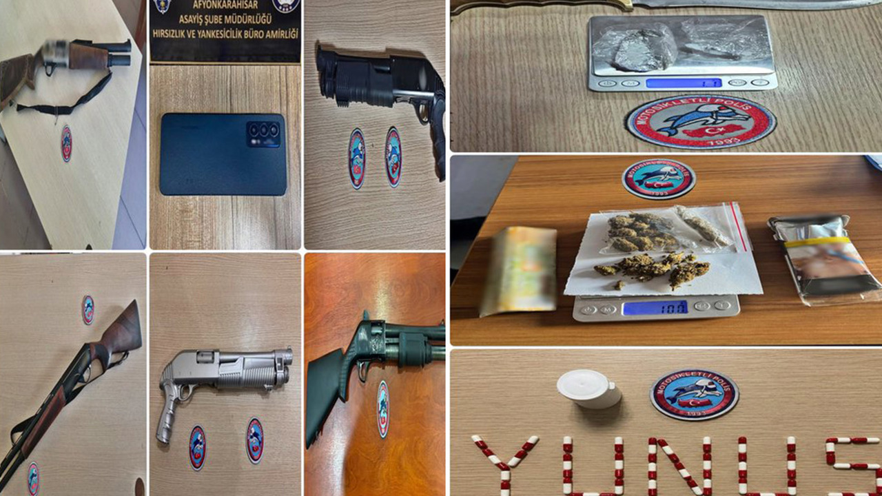 Afyonkarahisar’da bir haftada 22 aranan şahıs yakalandı