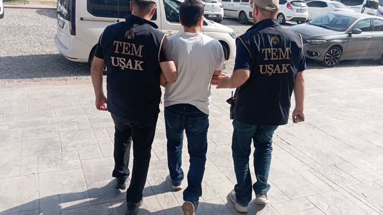 Uşak’ta 6 yıl 10 ay hapis cezası bulunan firari yakalandı