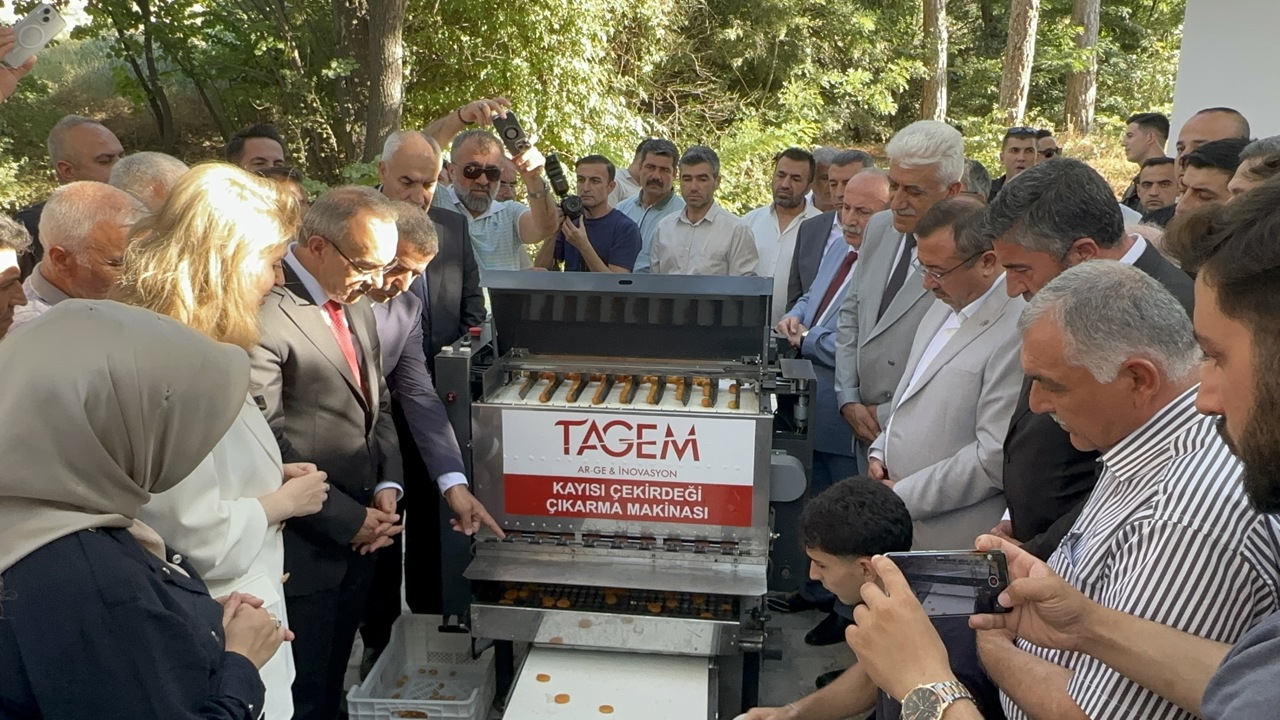 Kayısı Çekirdeği Çıkarma Makinesi Tanıtıldı: Bir Makine 15-16 İşçinin Yaptığı İşi Yapabiliyor