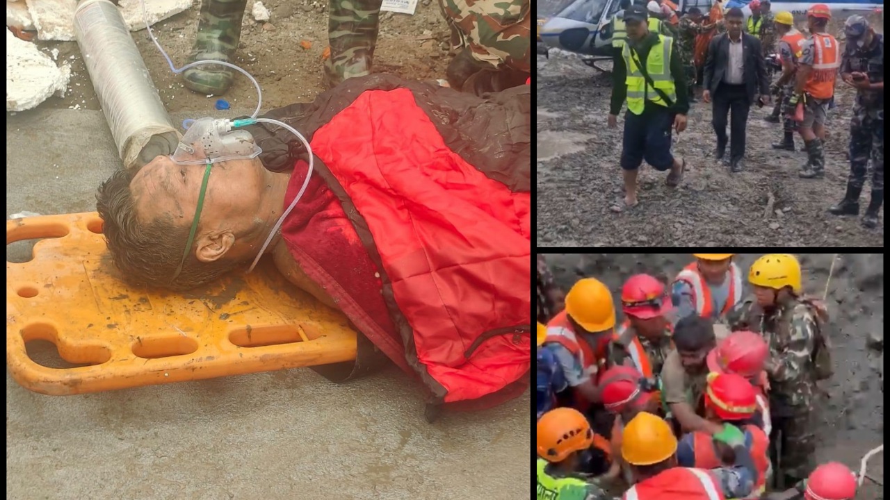 Nepal'de sel felaketinin 9. gününde tünelden 2 işçi sağ çıkarıldı