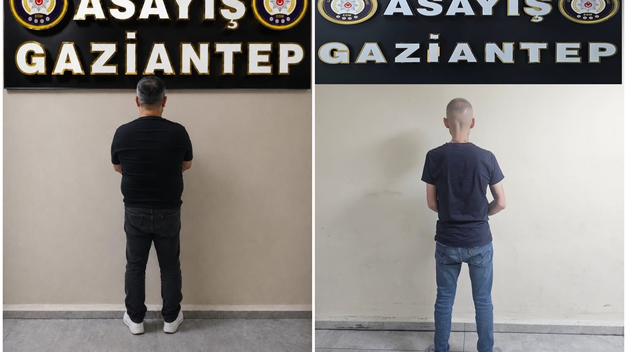 Gaziantep'te aranan 2 hükümlü gözaltına alındı