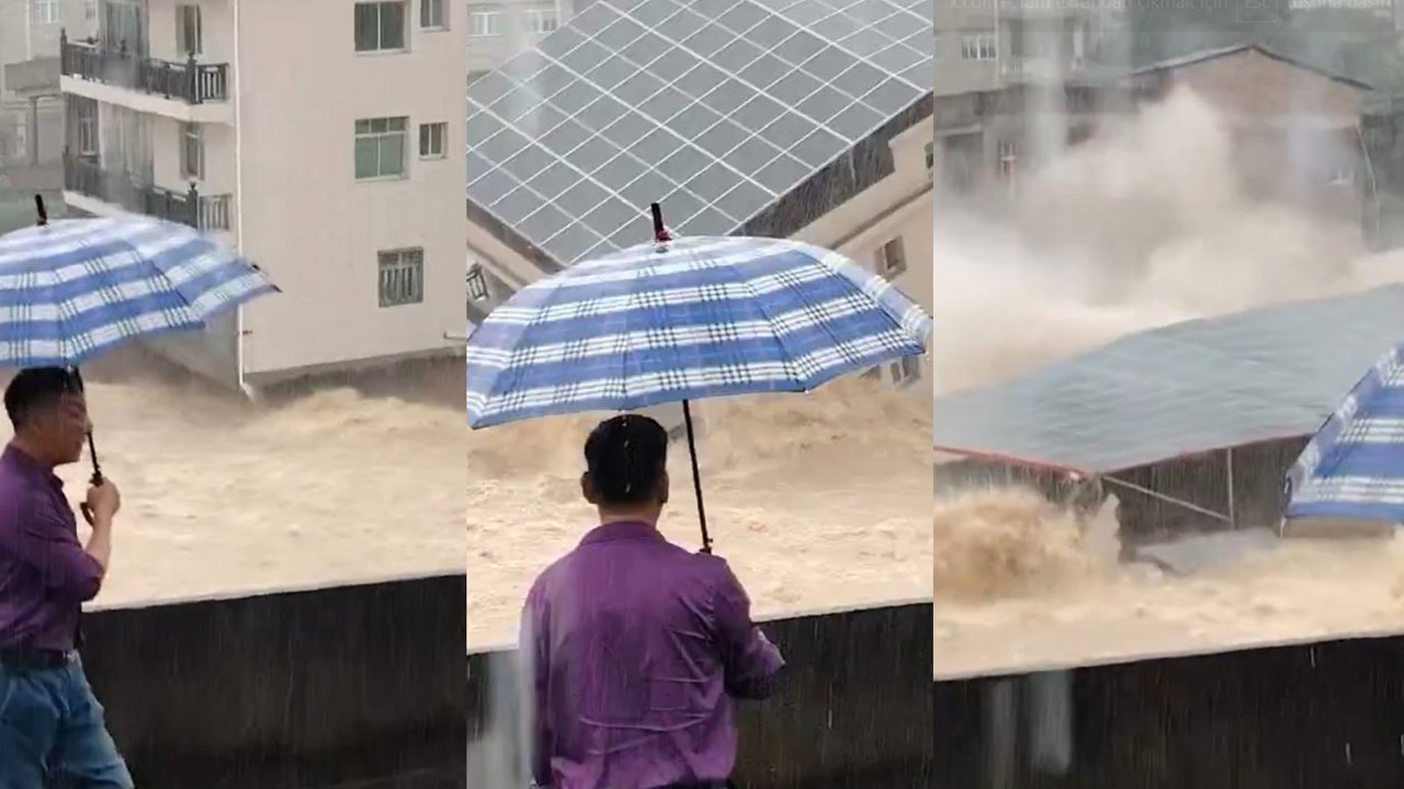 Çin'in doğusunda sel: Çok sayıda kayıp var