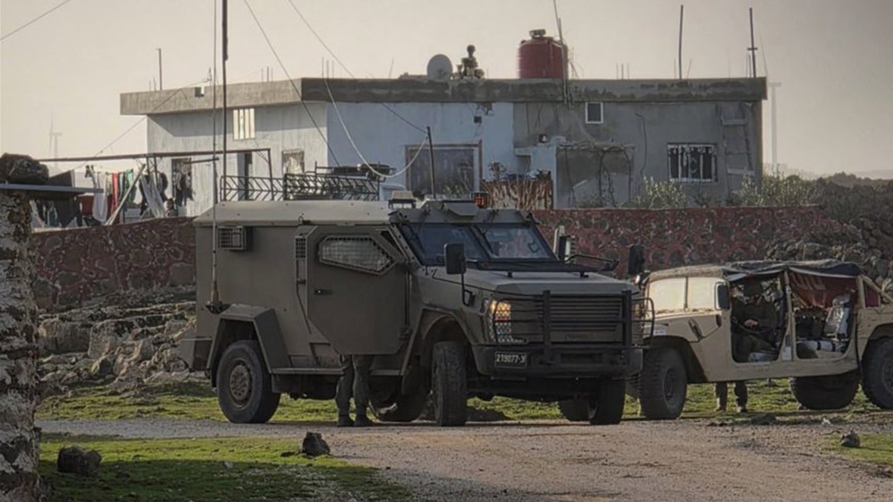 İşgal kuvvetleri, Suriye'nin Kuneytra kırsalında kontrol noktası kurdu