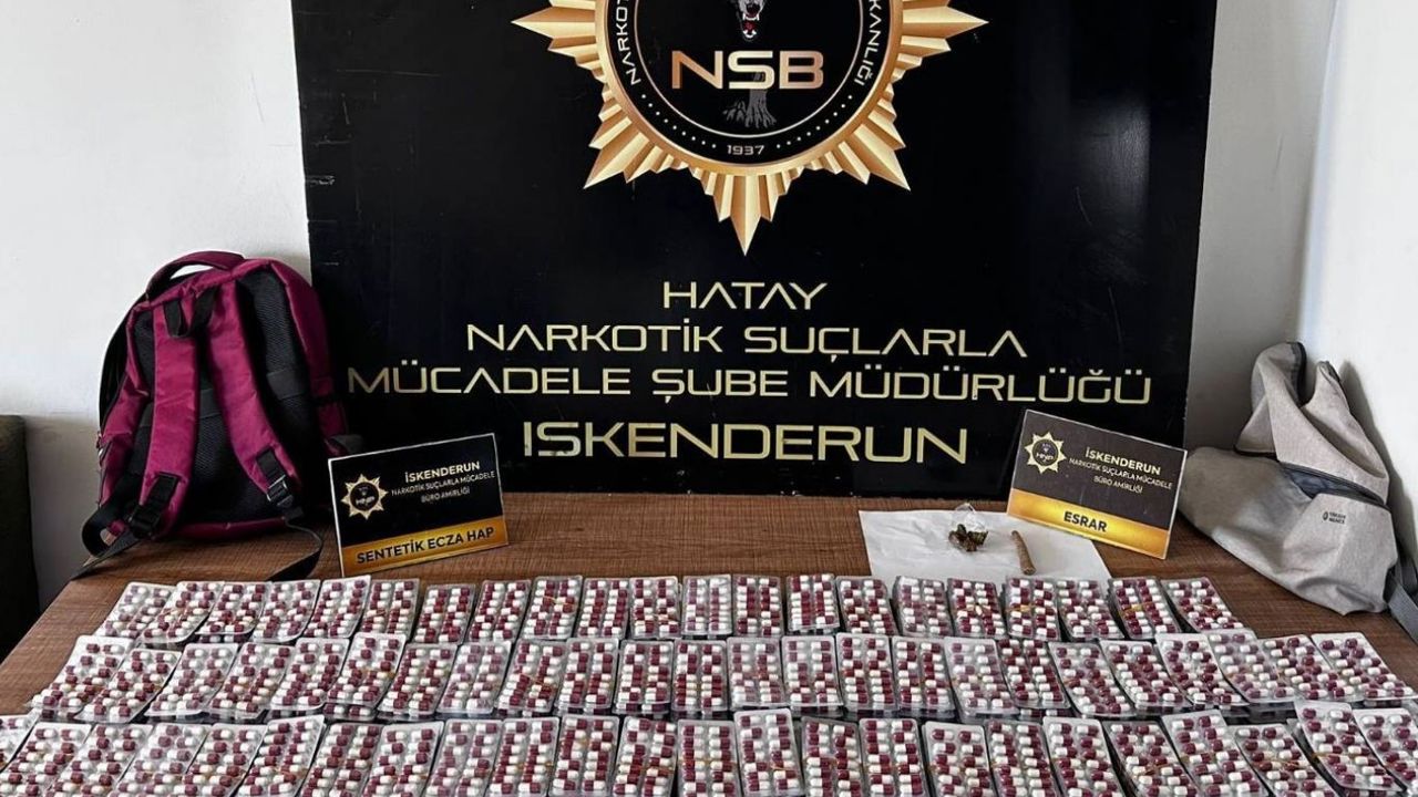 Hatay'da uyuşturucu operasyonunda 4 şüpheli tutuklandı