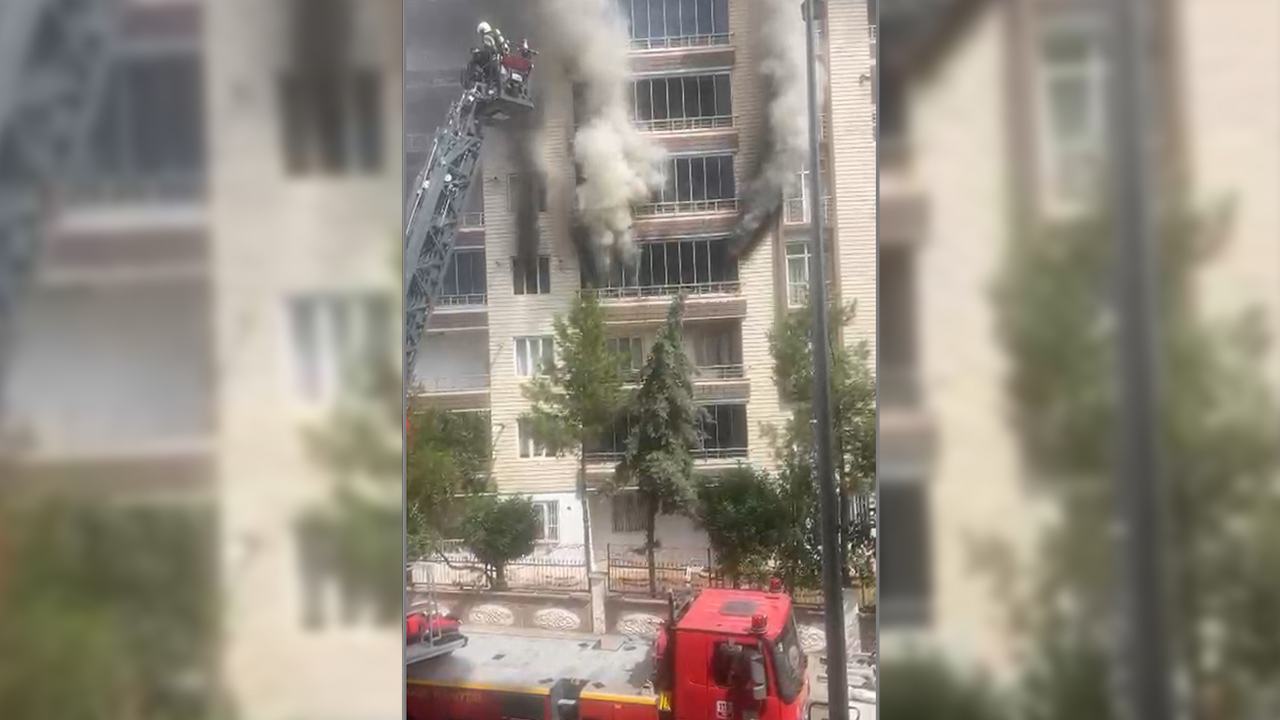 Diyarbakır'da yangında mahsur kalan çocuklar kurtarıldı
