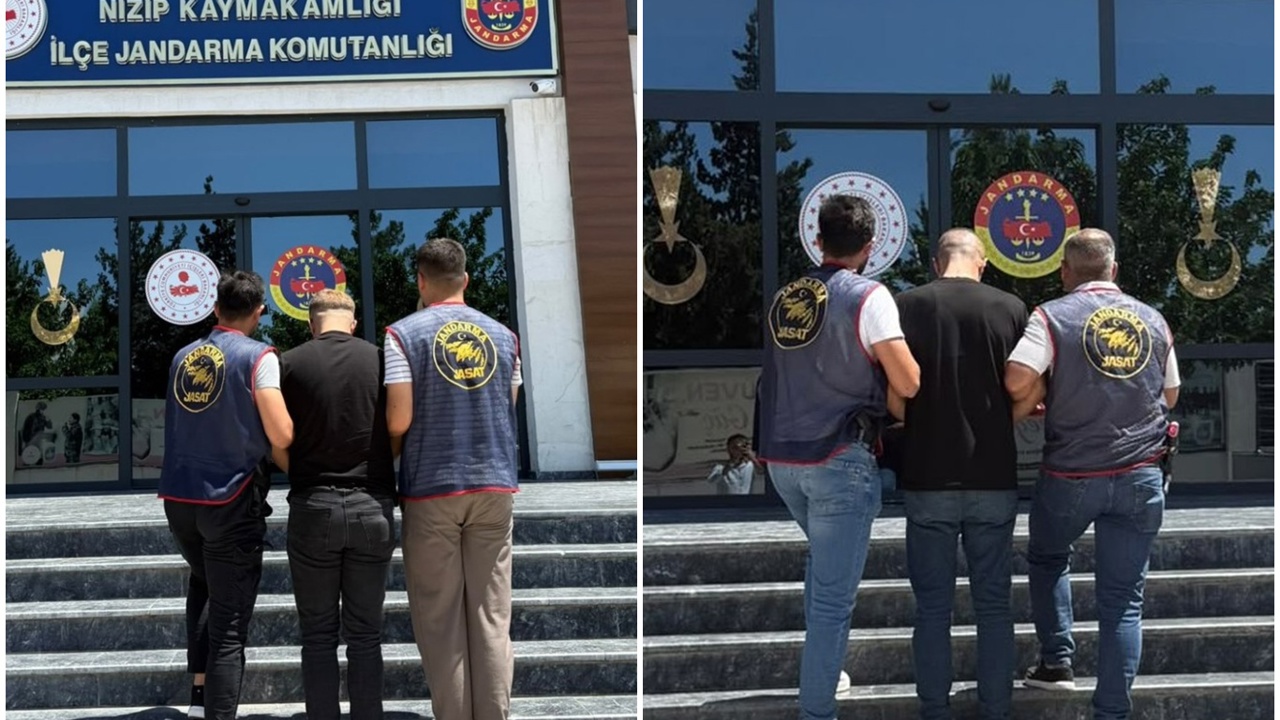 Gaziantep'te haklarında kesinleşmiş hapis cezası bulunan 2 firari yakalandı