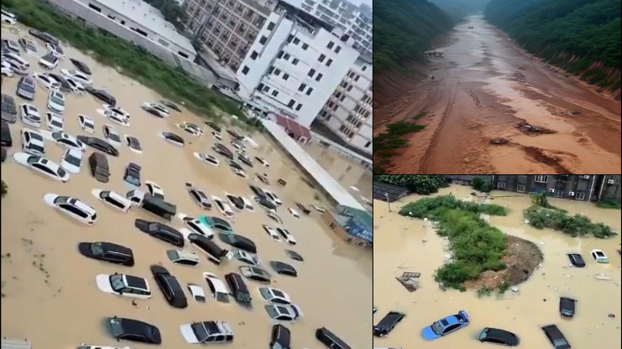 Çin'i vuran Saudel Tayfunu toprak kaymalarını tetikledi: 3 ÖLÜ, 9 kayıp