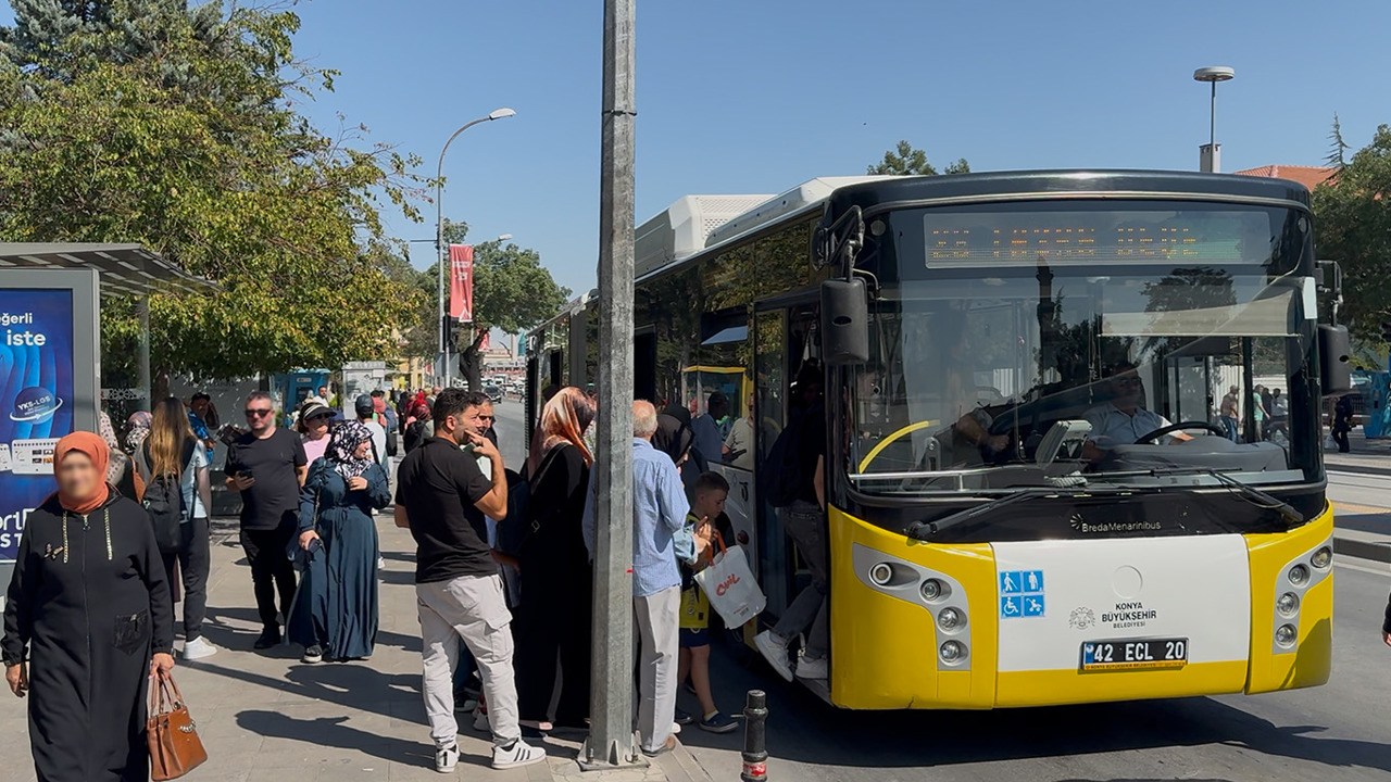 Konya’da toplu ulaşım hatlarında düzenleme