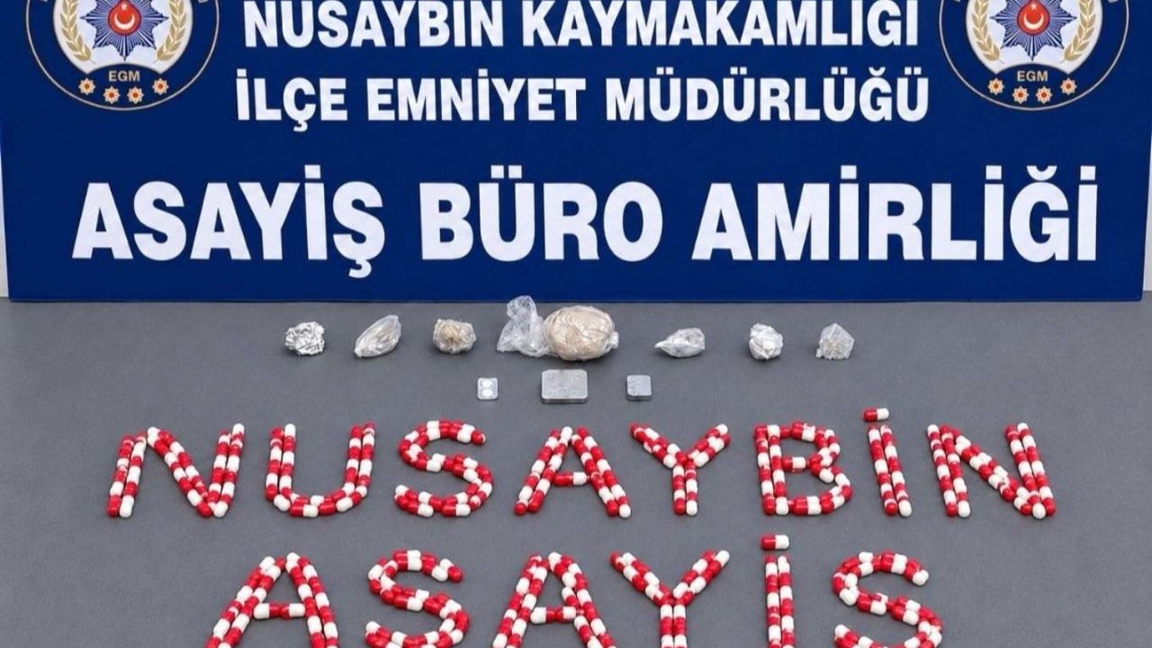 Mardin'de uyuşturucu operasyonunda 2 şüpheli yakalandı