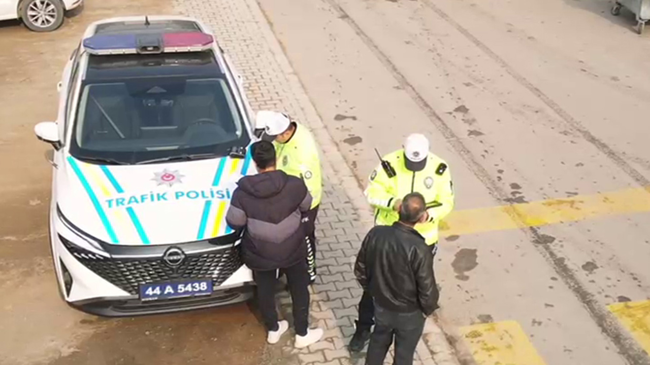 Malatya'da trafik denetimlerinde 660 sürücüye ceza 