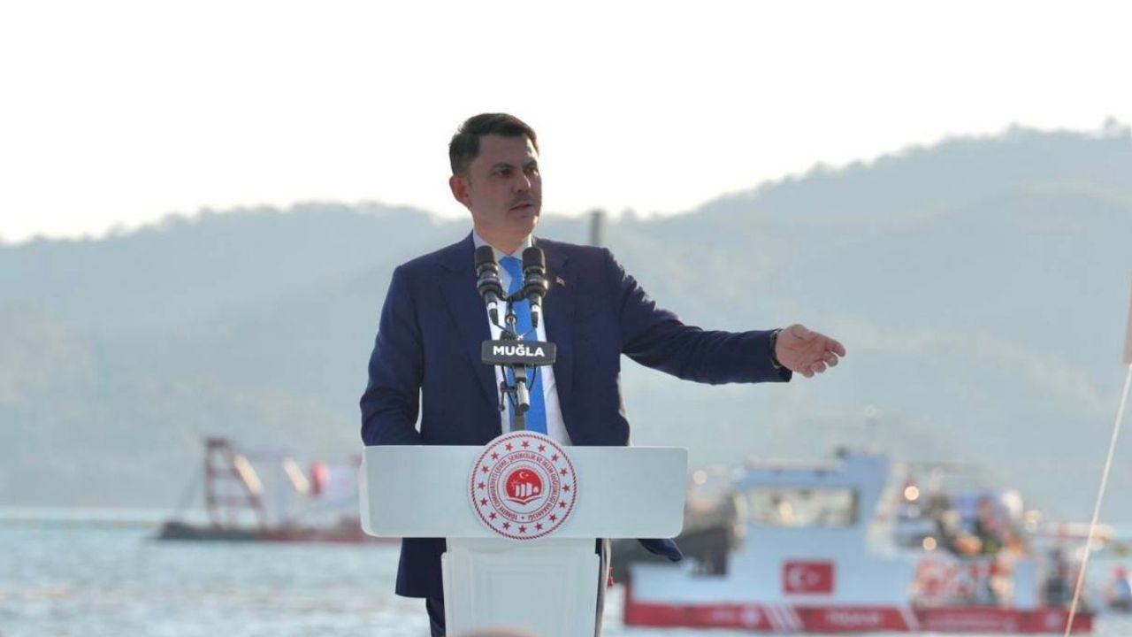 Bakan Kurum: Fethiye Körfezi'nde 16 milyon metreküp dip çamurunu temizleyeceğiz