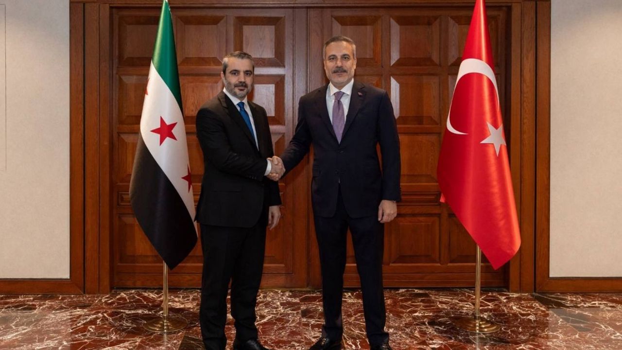 Bakan Fidan, Suriyeli mevkidaşı Şeybani ile görüştü