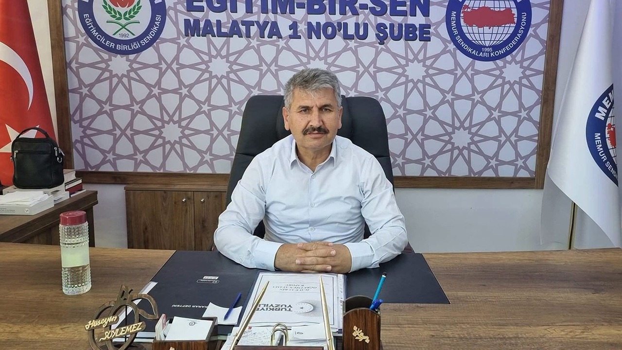 Eğitim Bir-Sen Malatya 1 Nolu Şube Başkanı ve Memur-Sen Malatya İl Temsilcisi Hü