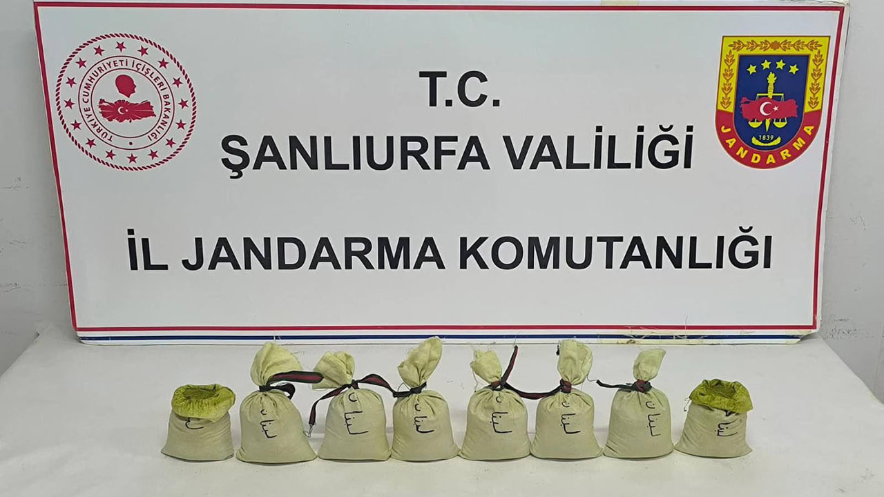 Şanlıurfa'da uyuşturucu operasyonu