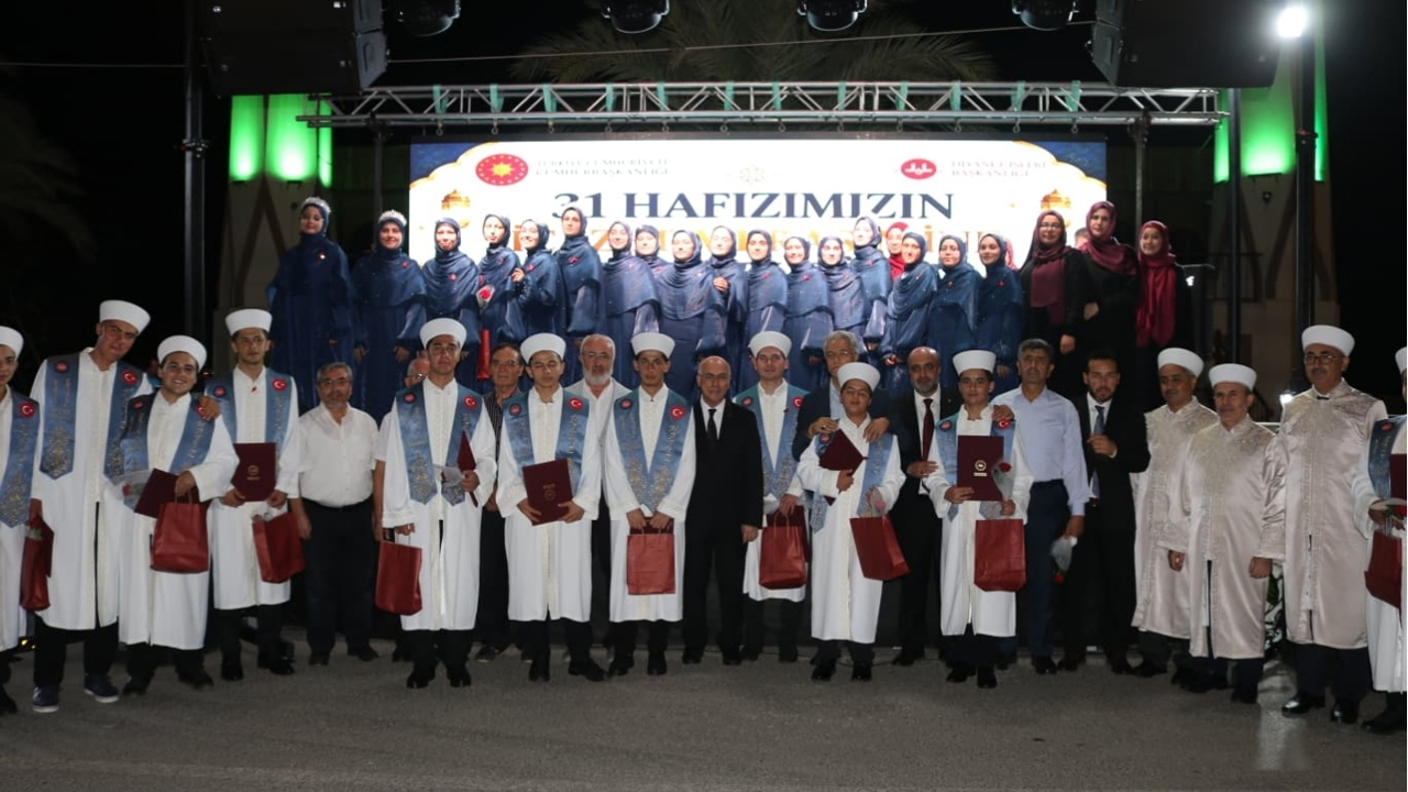 Bozyazı'da 31 hafız için icazet töreni düzenlendi