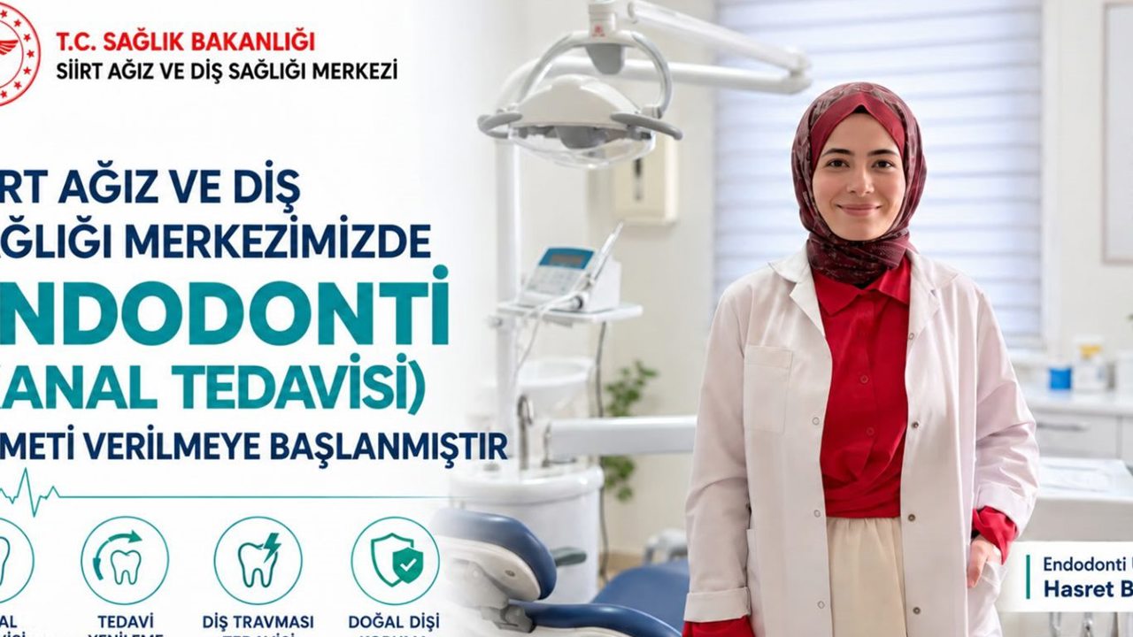 Siirt’te Ağız ve Diş Sağlığı Merkezi'nde kanal tedavisi hizmeti başladı