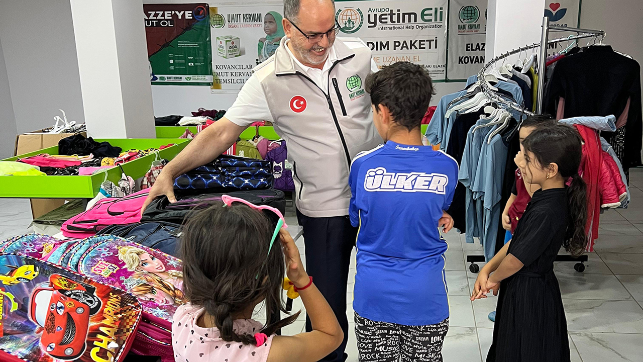 Umut Kervanından Kovancılar'da ihtiyaç sahibi ailelere destek