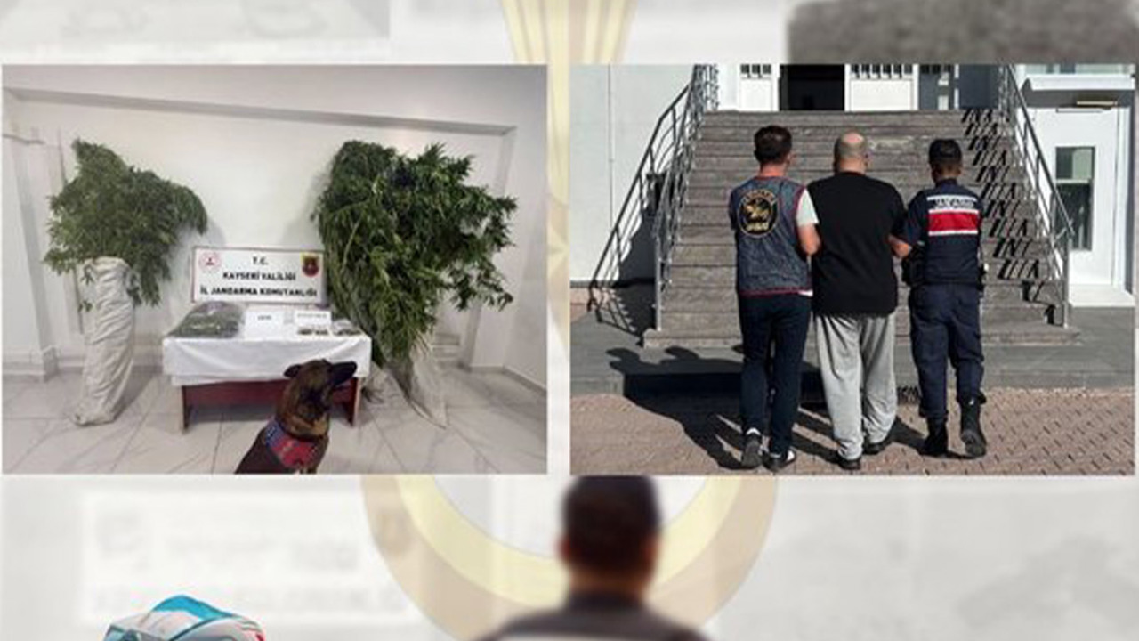 Kayseri’de 15 yıl hapis cezasıyla aranan şahsın evinde uyuşturucu ele geçirildi