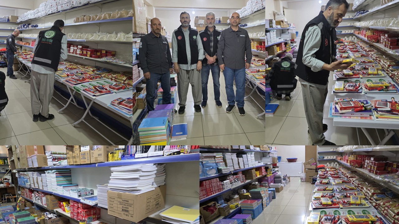 Bingöl Umut Kervanı’ndan öğrencilere kırtasiye desteği