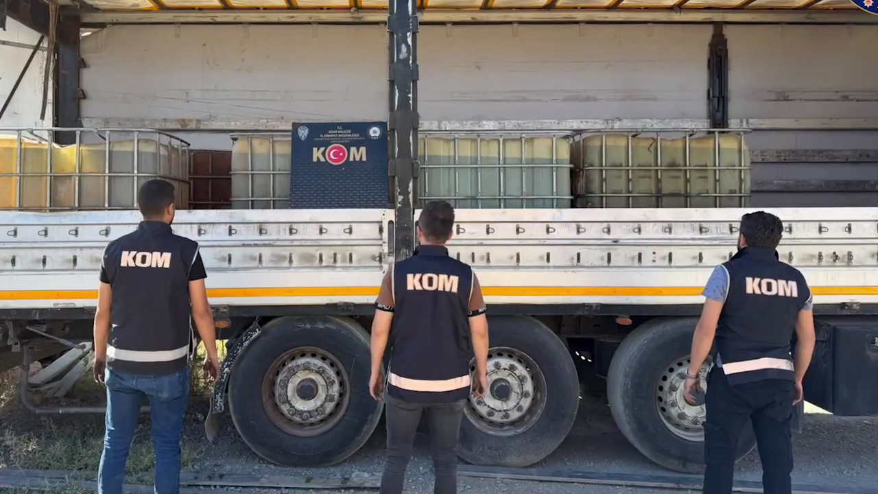Iğdır’da 9 bin litre kaçak akaryakıt ele geçirildi