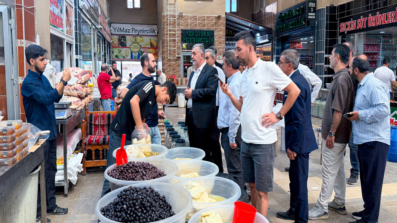 HÜDA PAR Diyarbakır İl Başkanı Gülsever: Peynirciler Pazarı esnafının sorunları giderilmeli